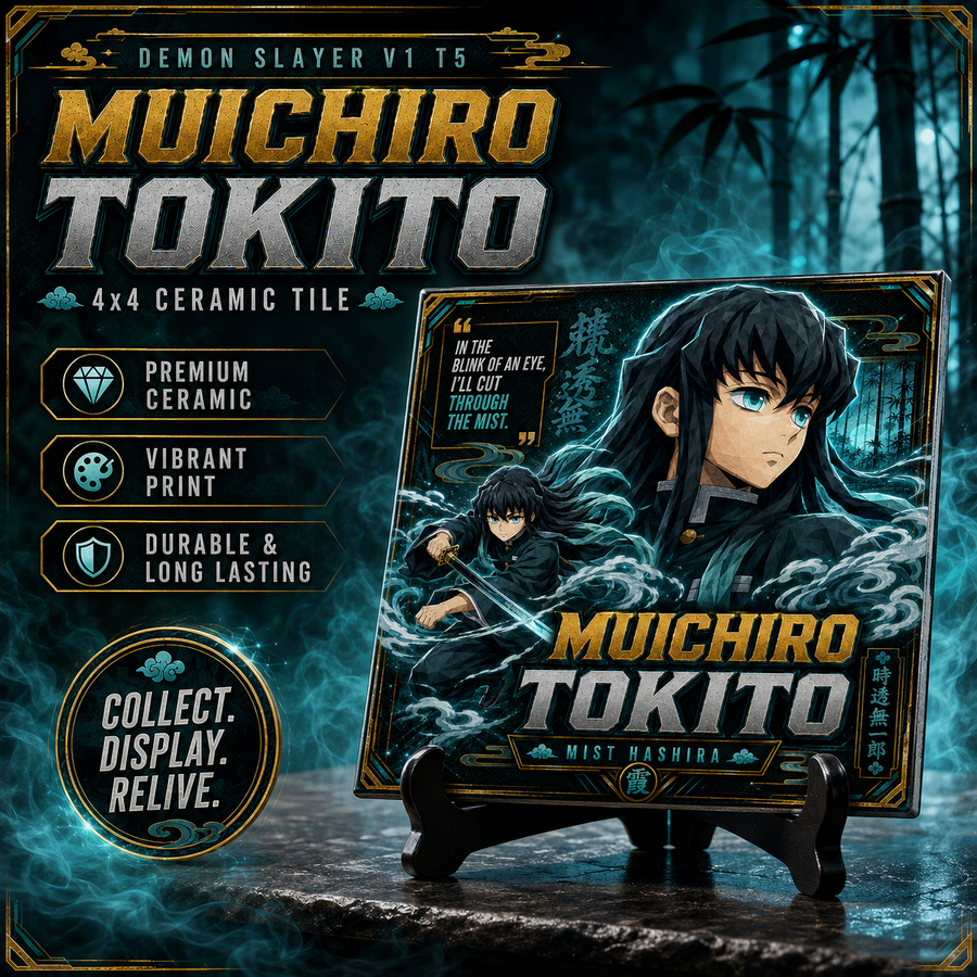 Slayer of Demons- Muichiro- 4x4 Tile