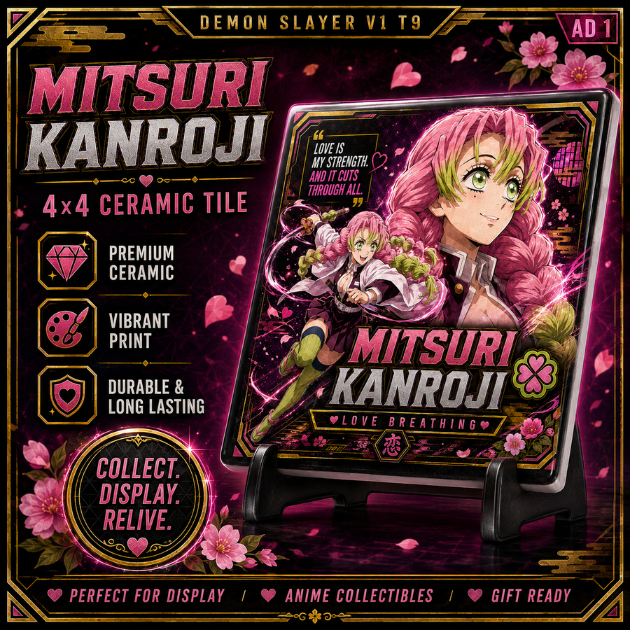 Slayer of Demons- Mitsuri- 4x4 Tile