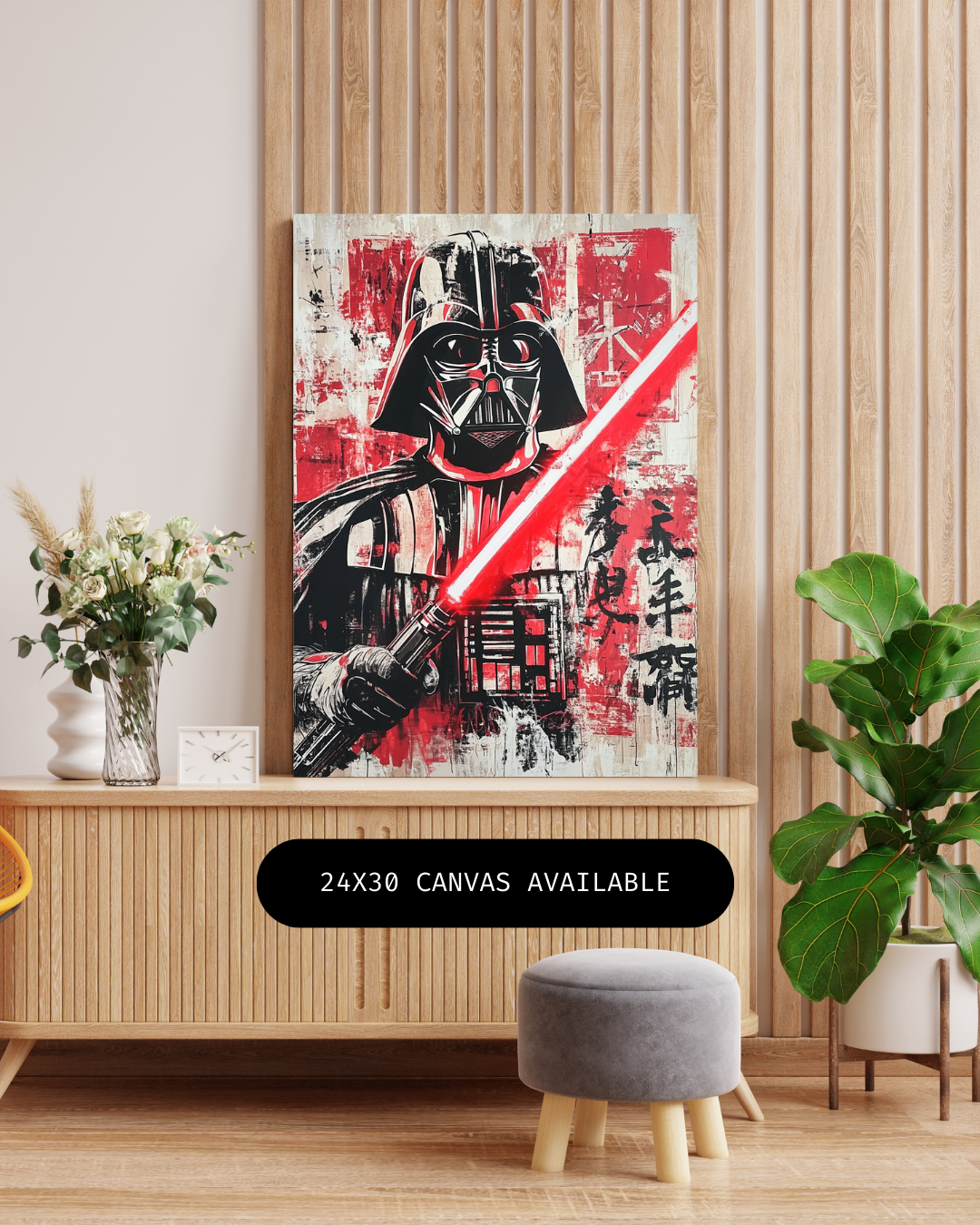 Sith Lord- Custom Canvas Wall Art