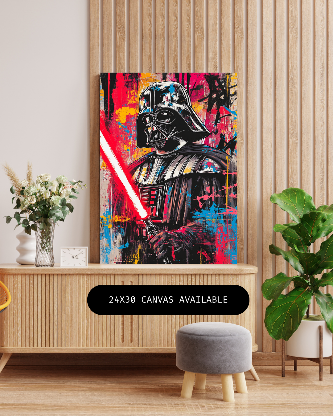 Sith Lord- Custom Canvas Wall Art