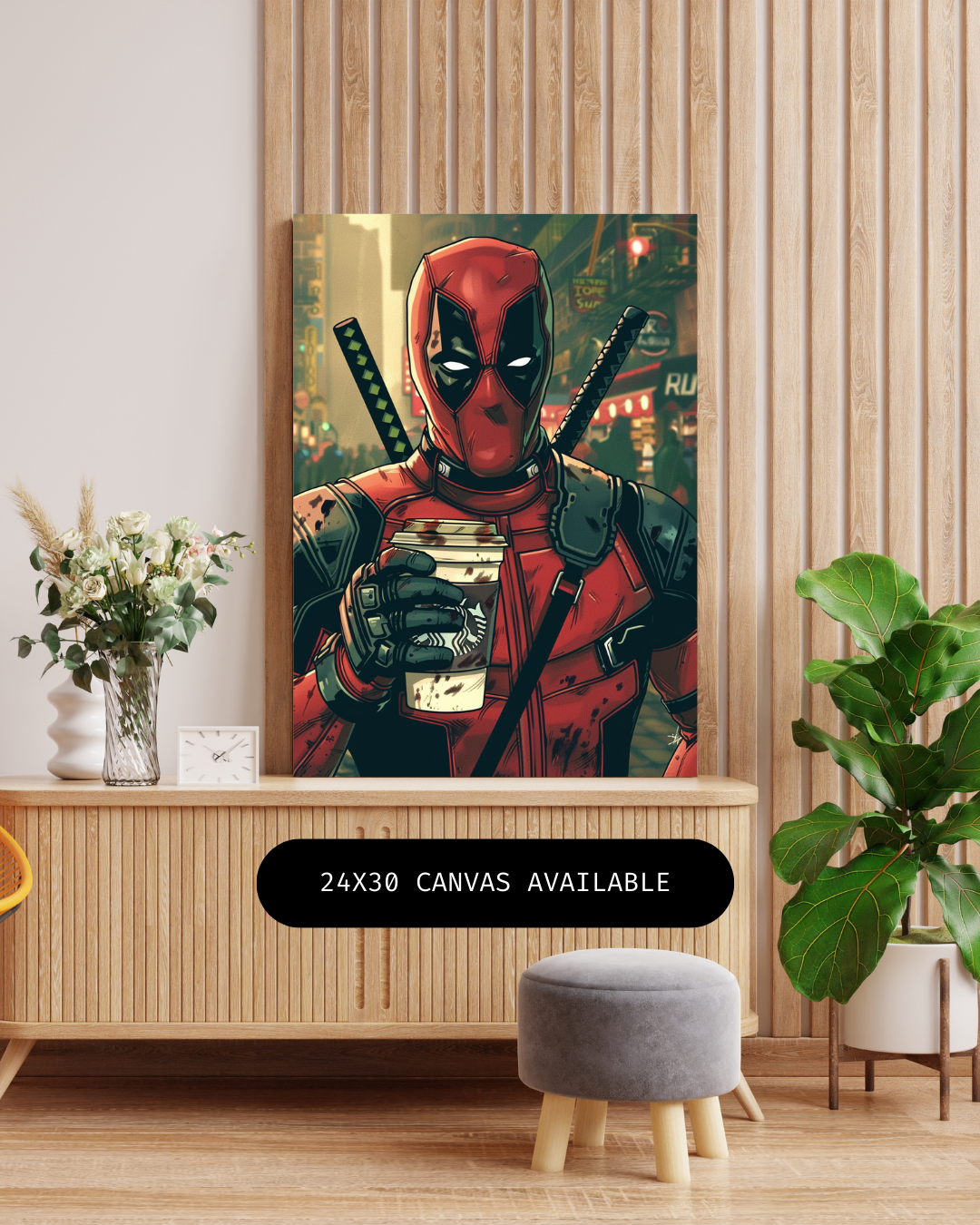 Pool Coffee- Custom Canvas Wall Art