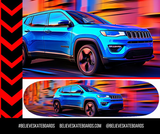 Jeep- Custom Skateboard