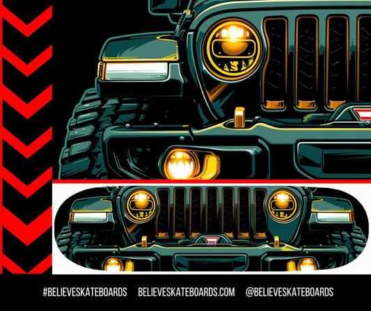 Jeep- Custom Skateboard