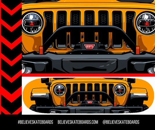 Jeep- Custom Skateboard