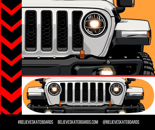 Jeep- Custom Skateboard