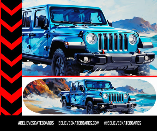 Jeep- Custom Skateboard