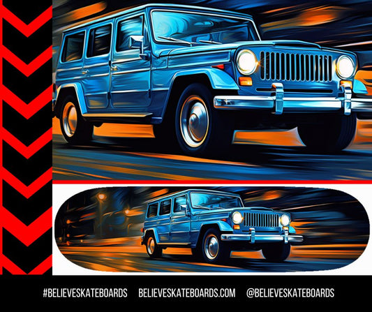 Jeep- Custom Skateboard