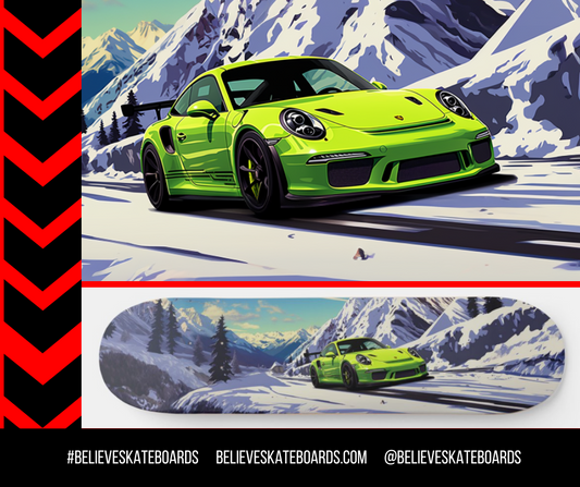 Porsche- Custom Skateboard