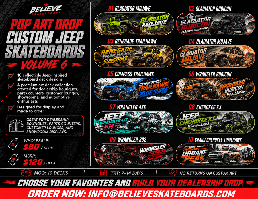 JEEP SKATEBOARD DROP- VOLUME 6