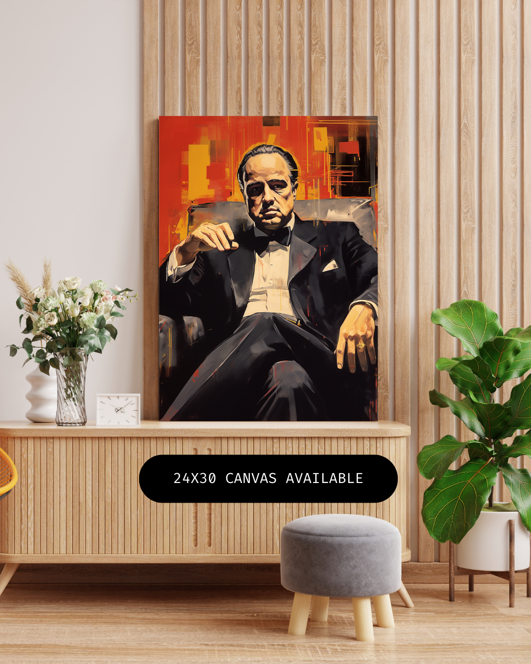 Mafia Boss- Custom Canvas Wall Art