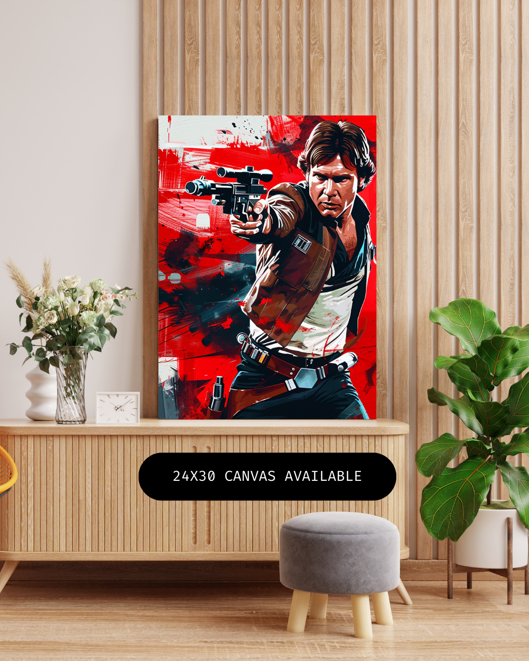 Space Smuggler- Custom Canvas Wall Art