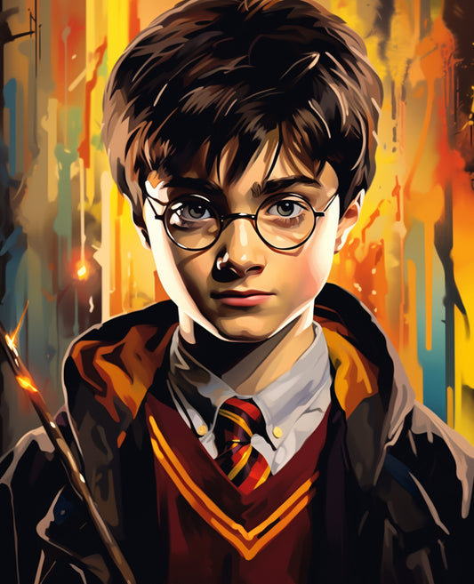 Wizard Kid- Custom Canvas Wall Art