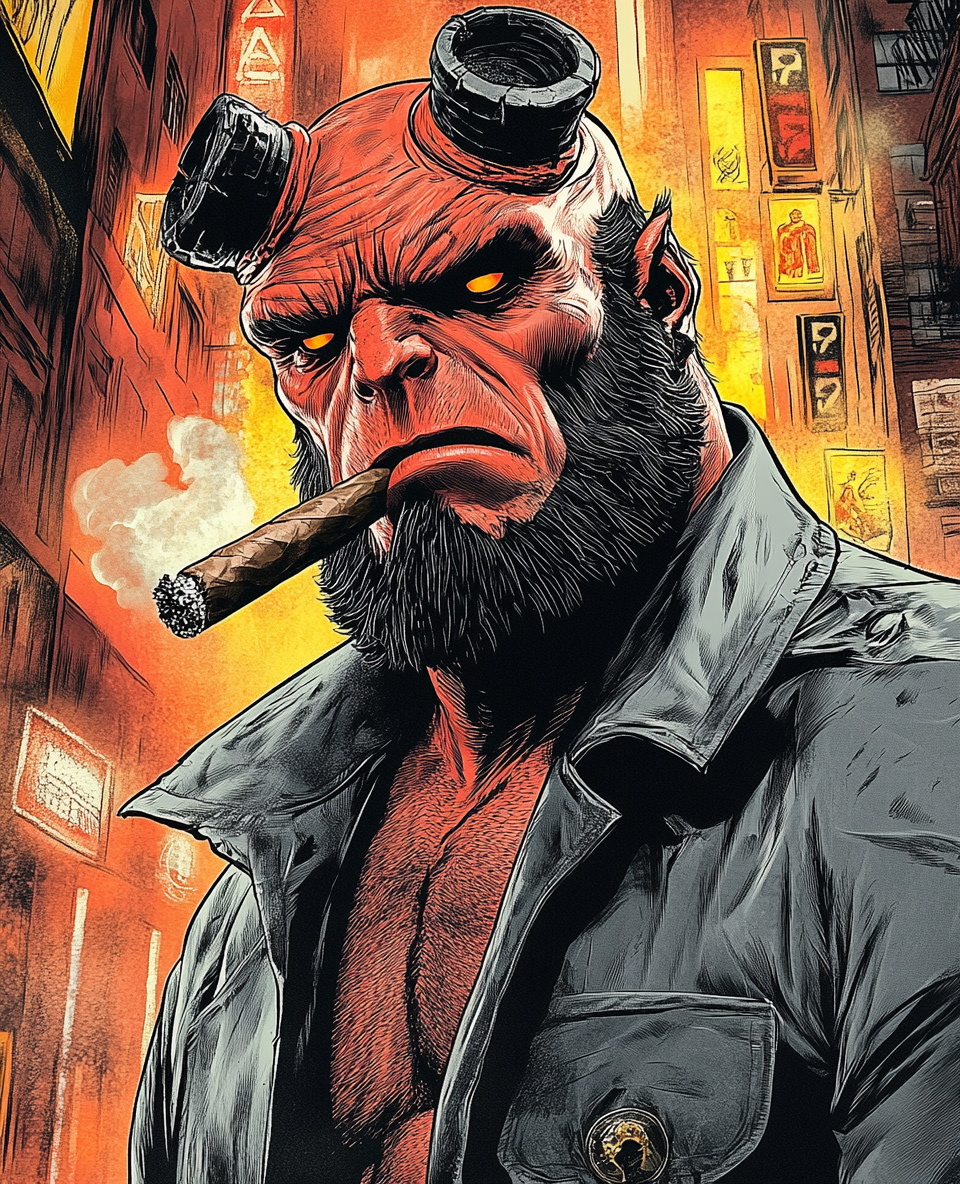 Demon Boy- Custom Canvas Wall Art