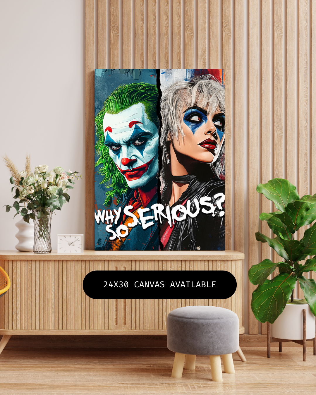 Killer Clowns - Custom Canvas Wall Art
