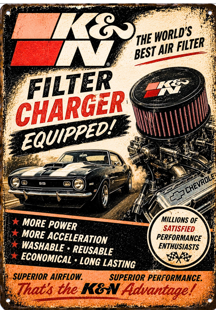 KN Filter- Custom 5x7 Canvas