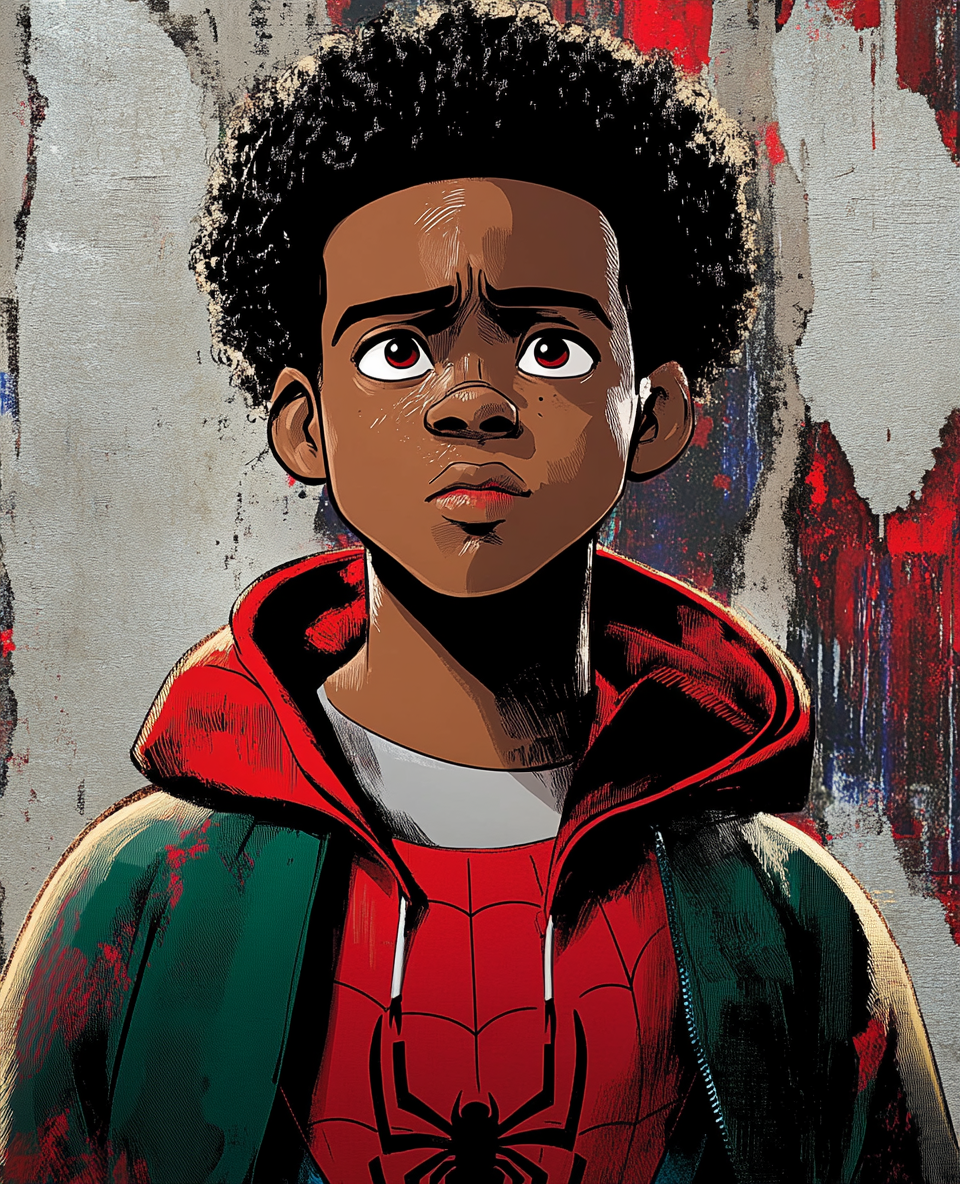 Spider Teen- Custom Canvas Wall Art
