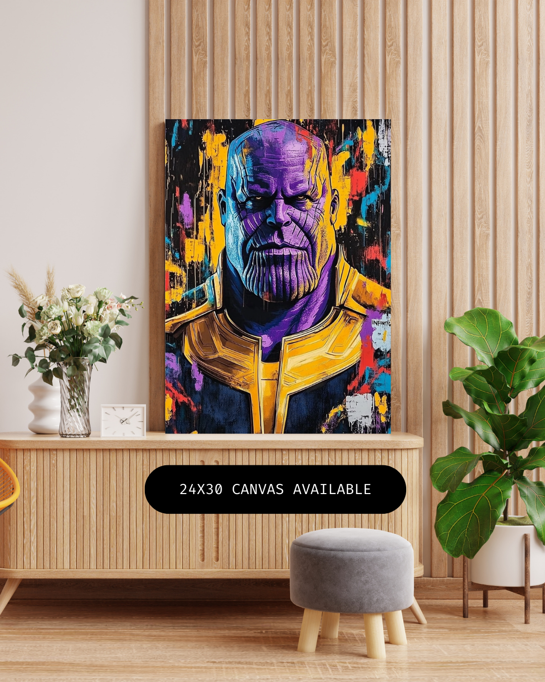 Purple Dictator- Custom Canvas Wall Art