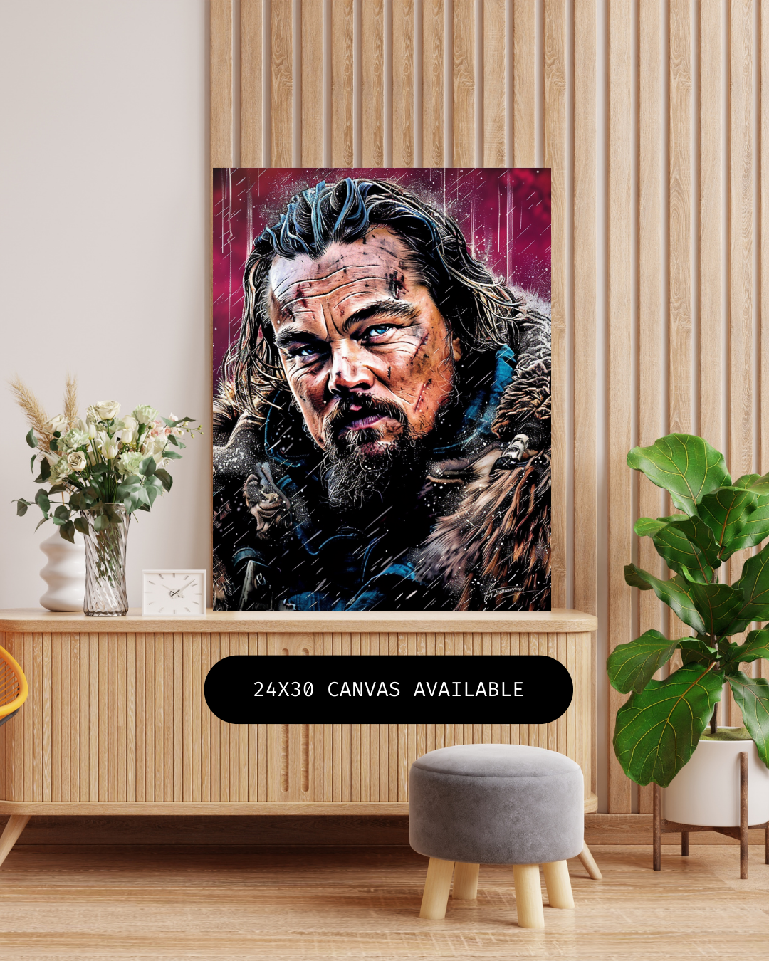 Bear Attack- Custom Canvas Wall Art
