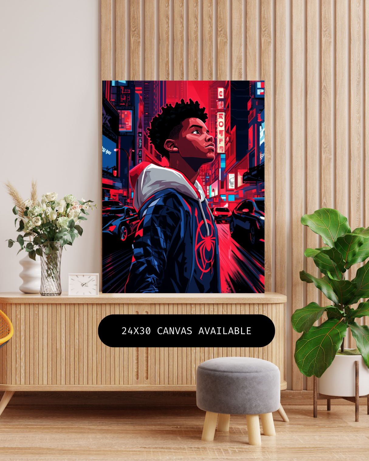 Spider Trainee- Custom Canvas Wall Art