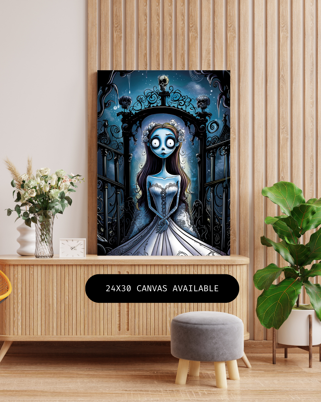 Dead Bride- Custom Canvas Wall Art