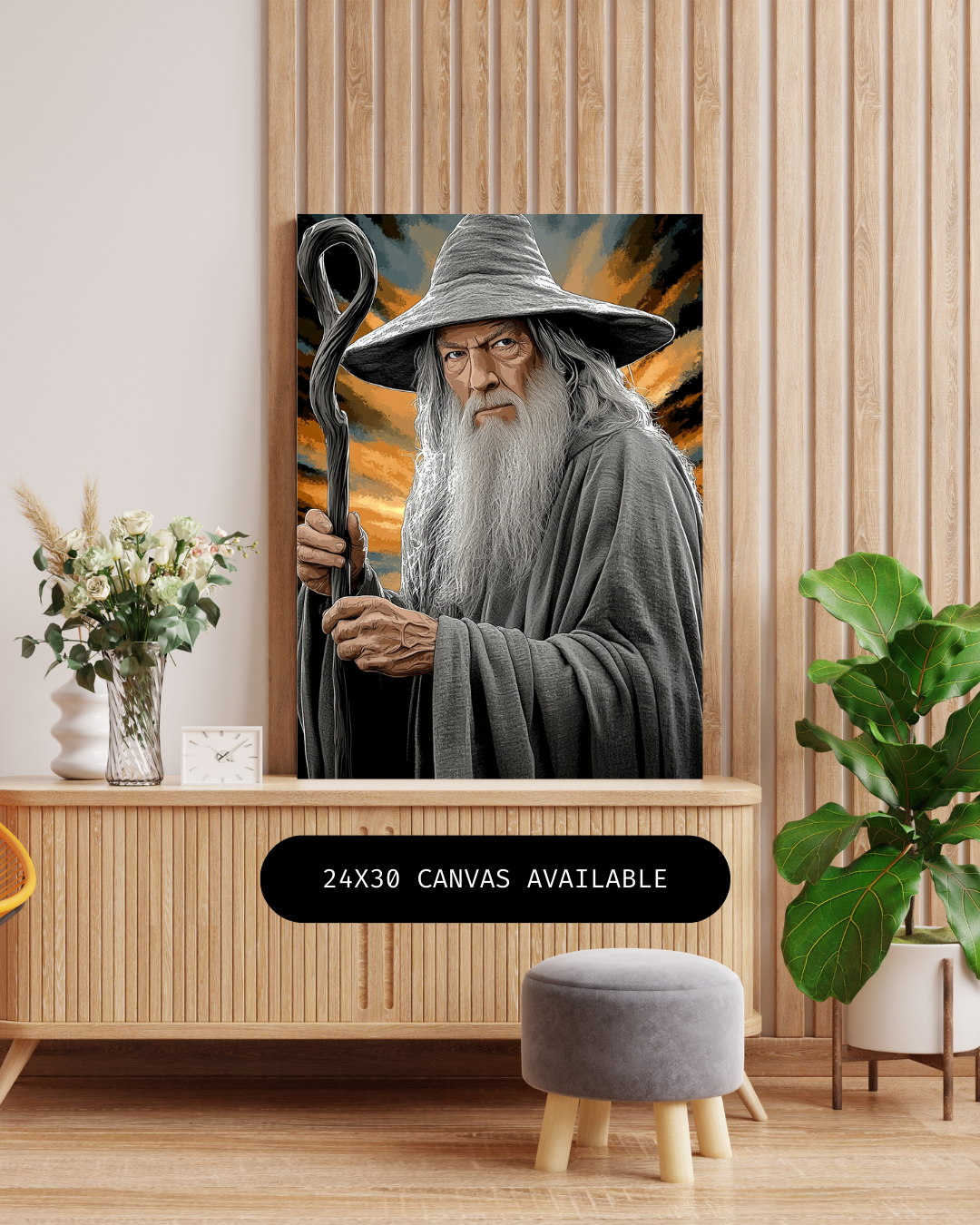 Ring Wizard- Custom Canvas Wall Art
