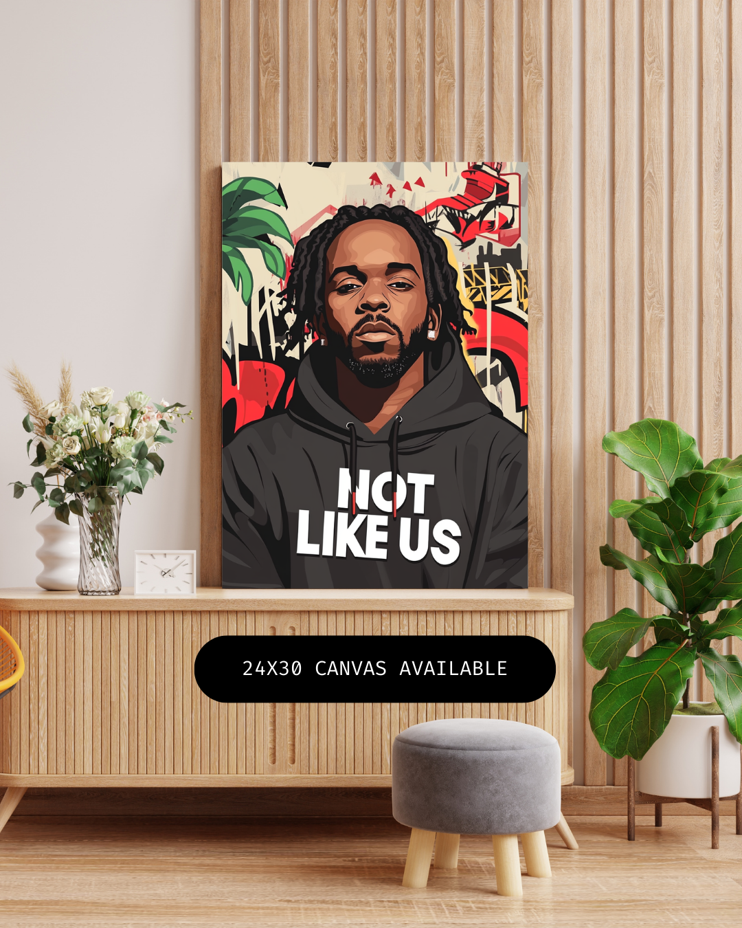 Not Like US- Custom Canvas Wall Art