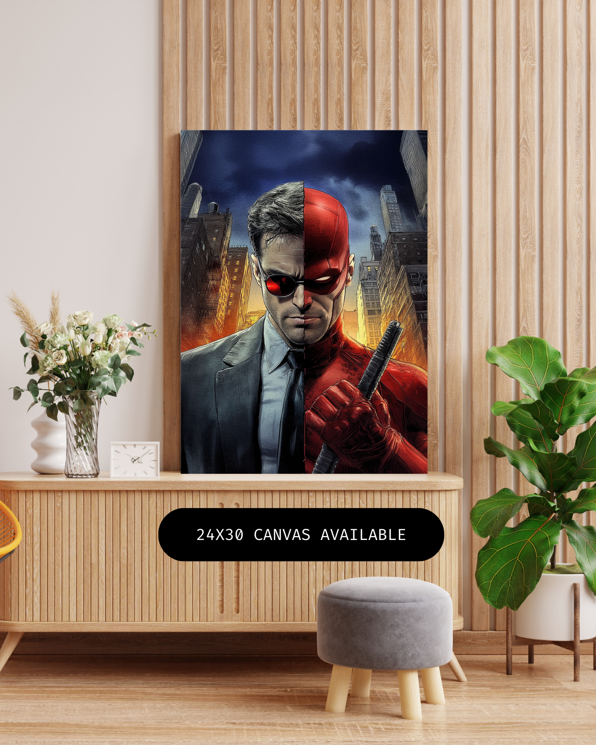 Devil Dare- Custom Canvas Wall Art