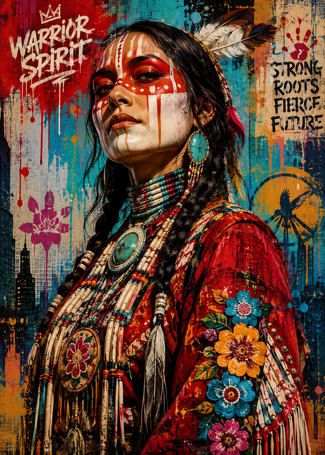 NATIVE AMERICAN- Custom 5x7