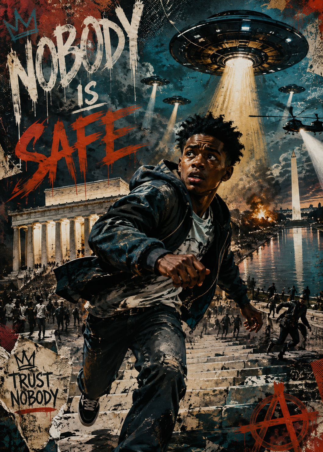 Nobody is Safe- Custom 5x7