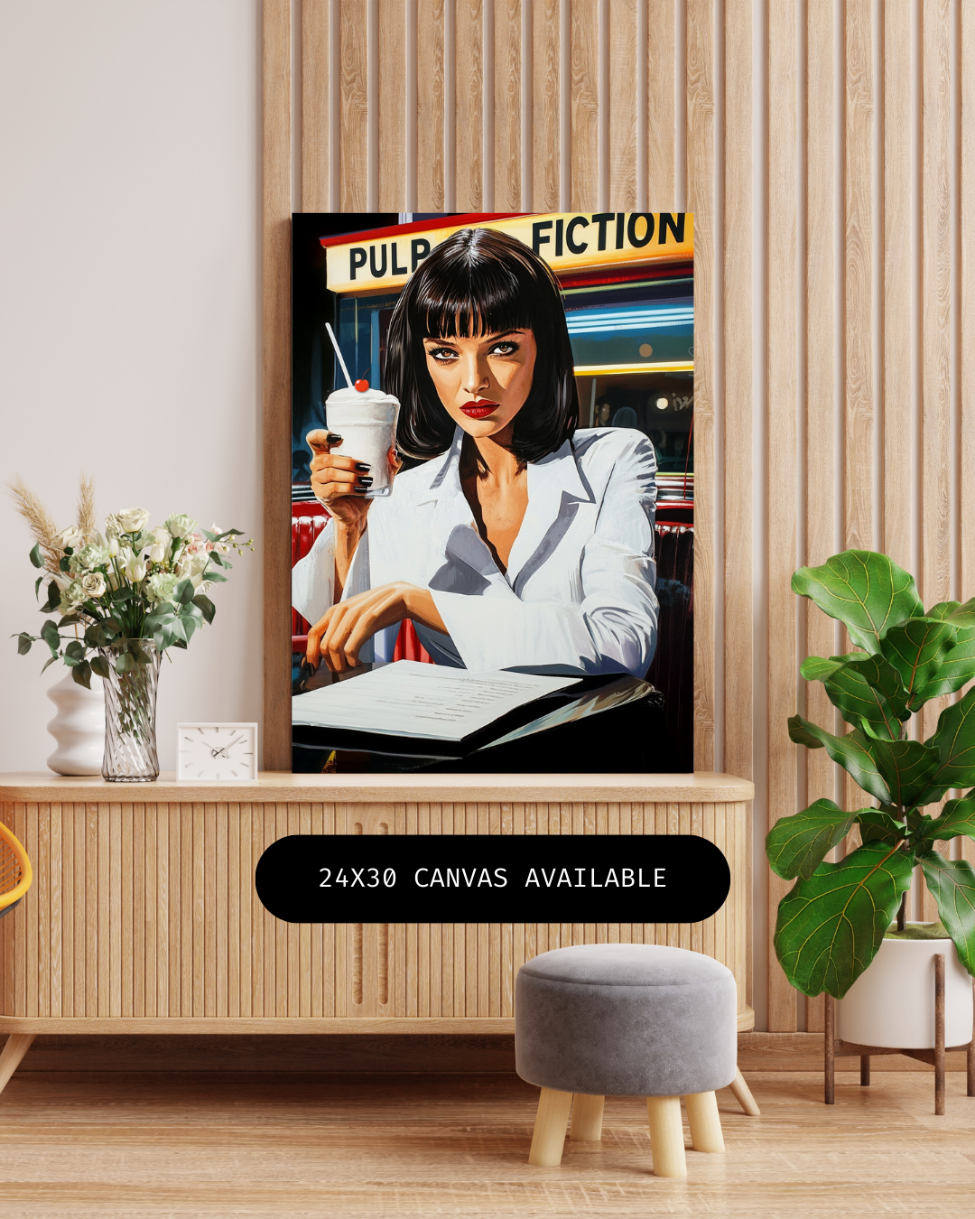 Gulp Fiction - Custom Canvas Wall Art