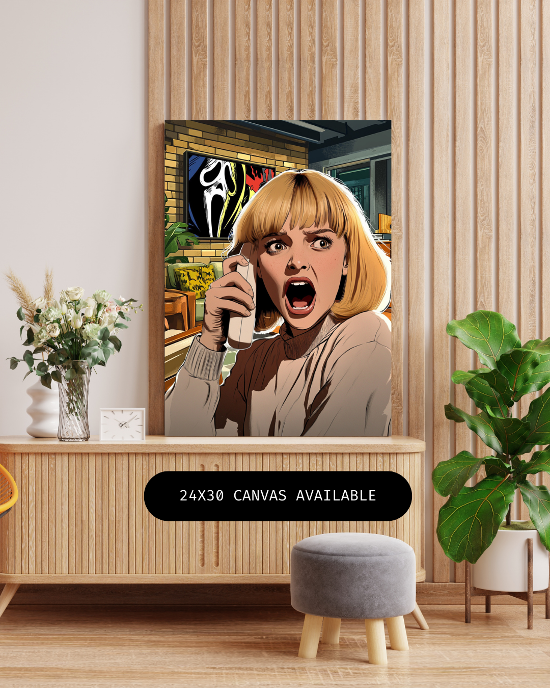 Stab Killer- Custom Canvas Wall Art
