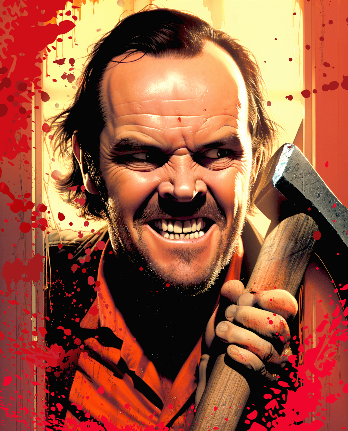 Axe Murder- Custom Canvas Wall Art