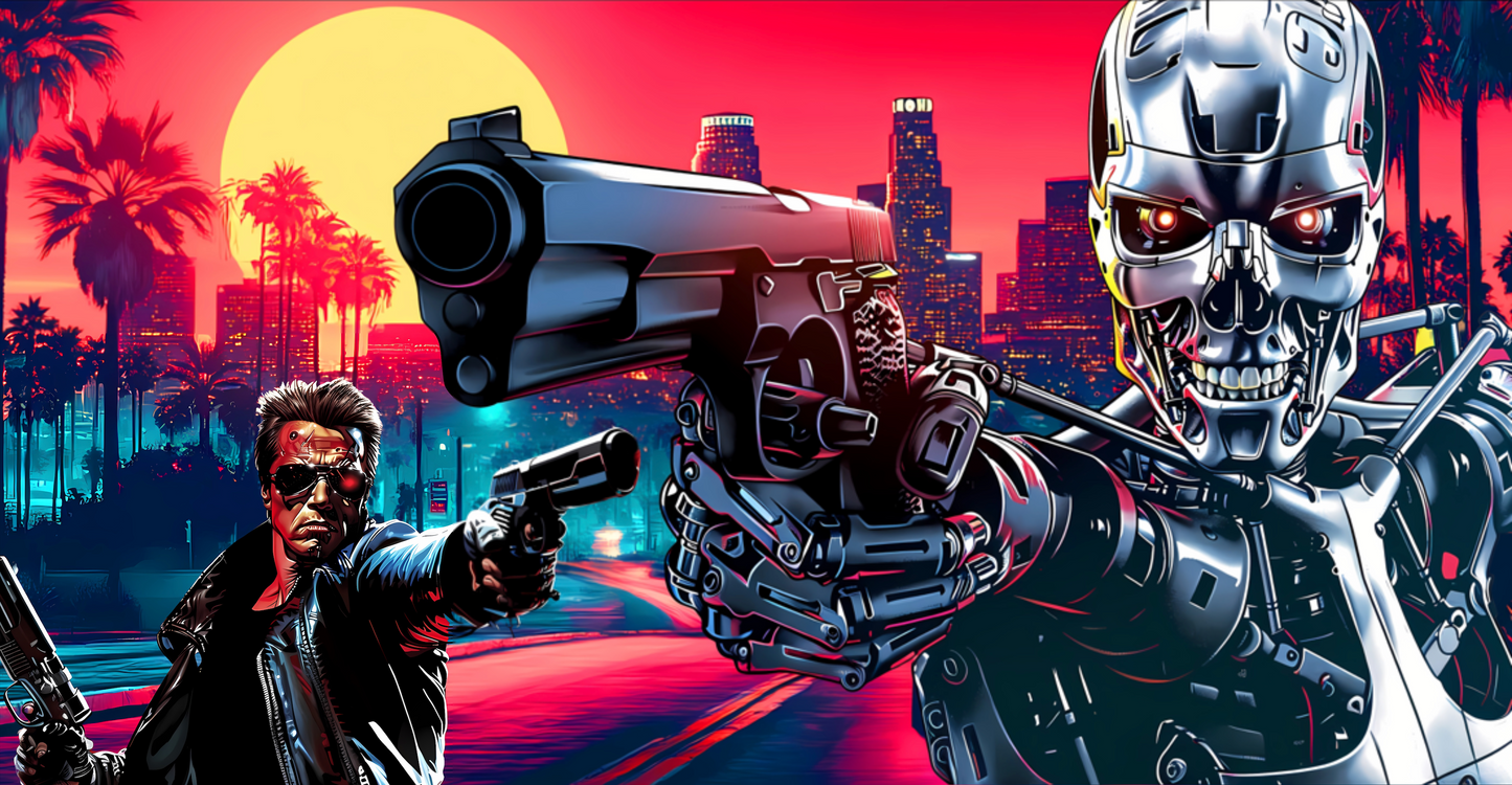 Killer Robot- Custom Canvas Wall Art
