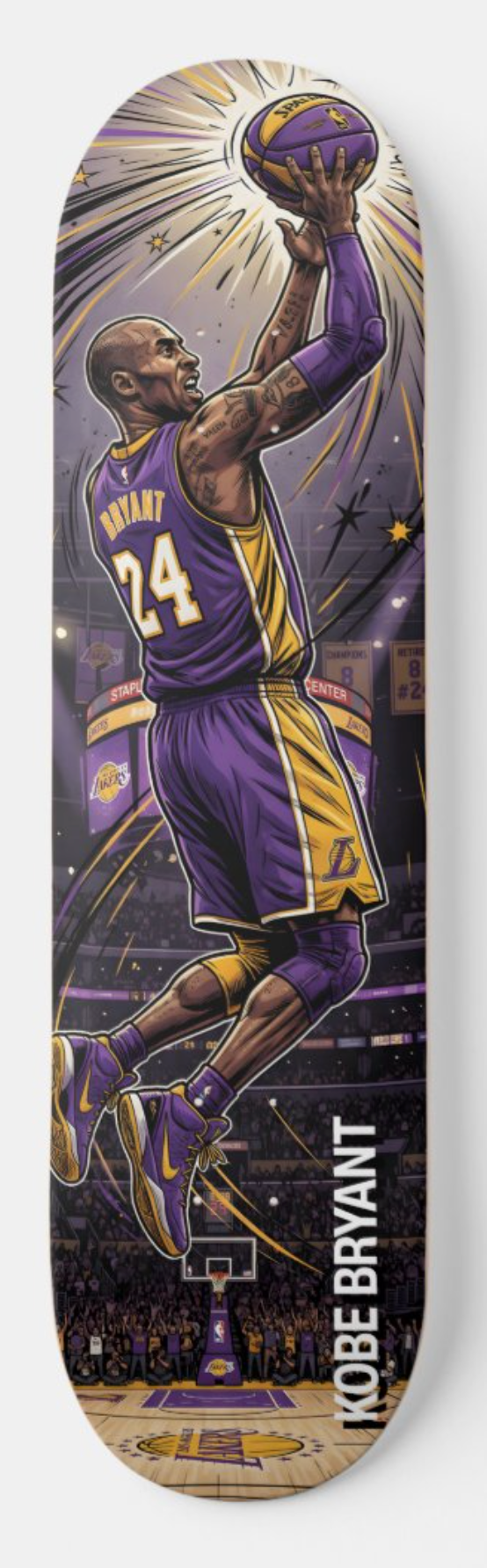 Kobe Bryant Lakers Dunk — Skateboard Deck