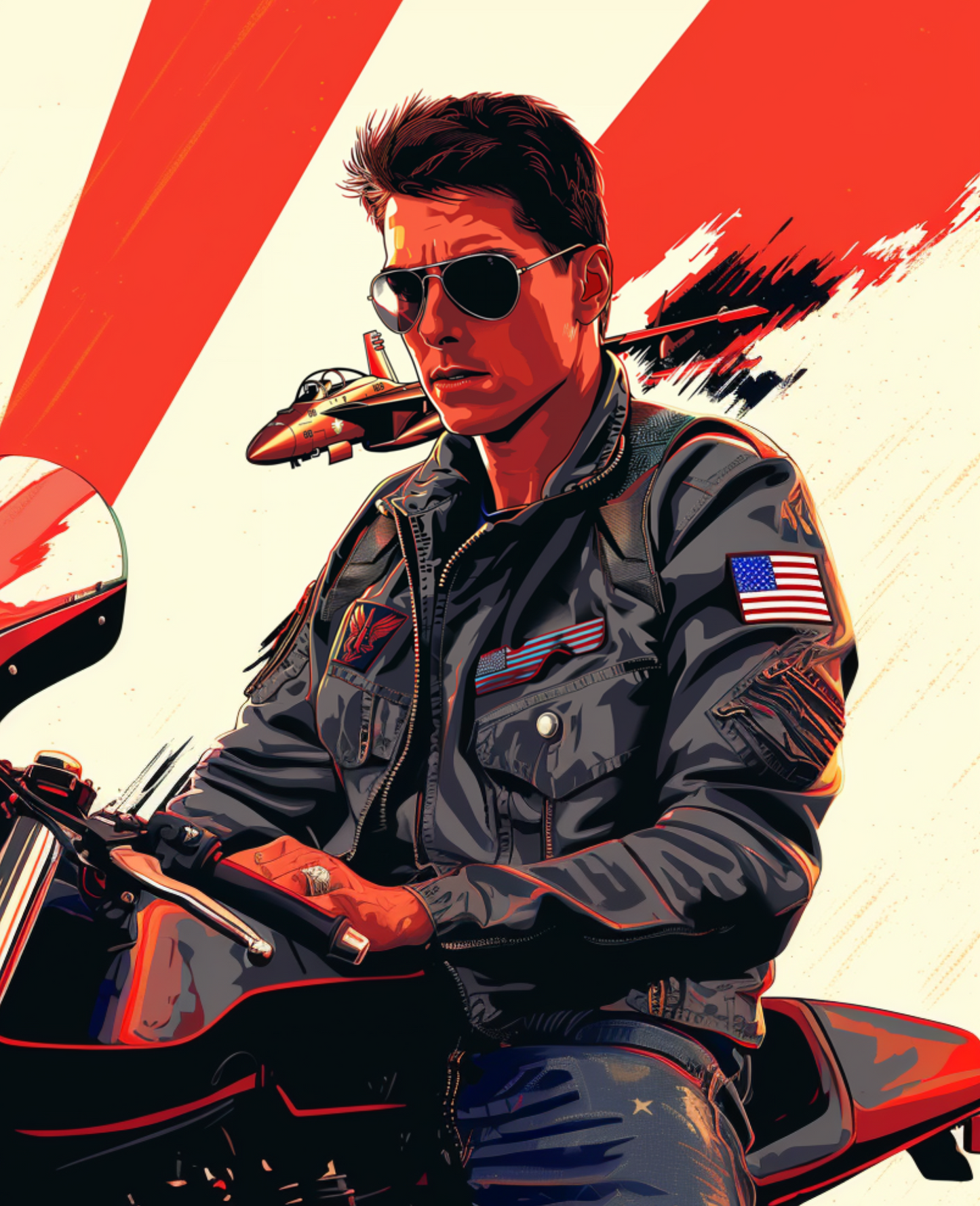 Jet Fighter- Custom Canvas Wall Art