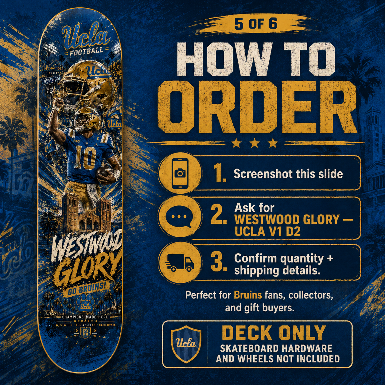 Westwood Glory- Customized Skateboard