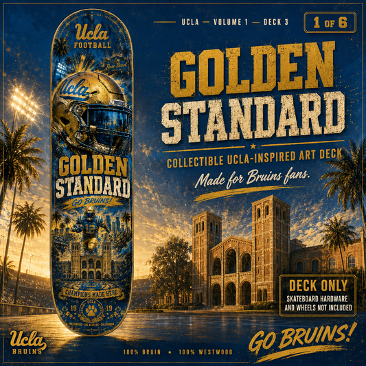 Golden Standard- Customized Skateboard