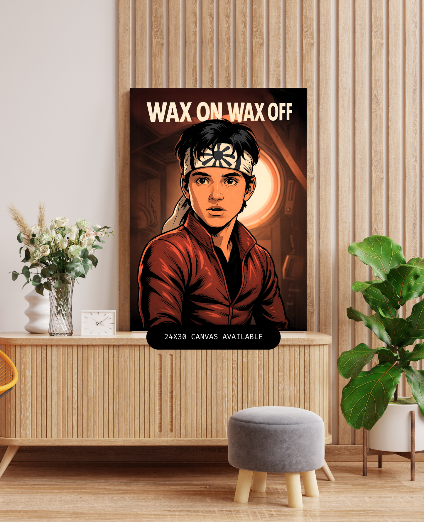 Karate Fighter- Custom Canvas Wall Art