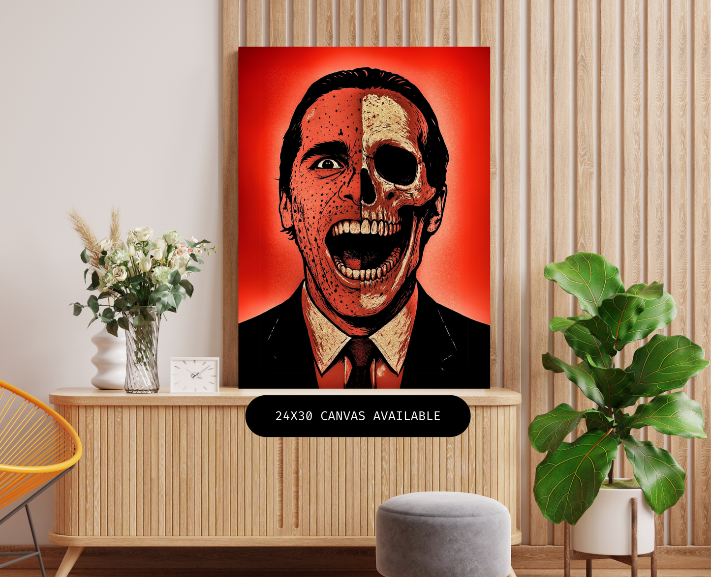 Corporate Psycho- Custom Canvas Wall Art