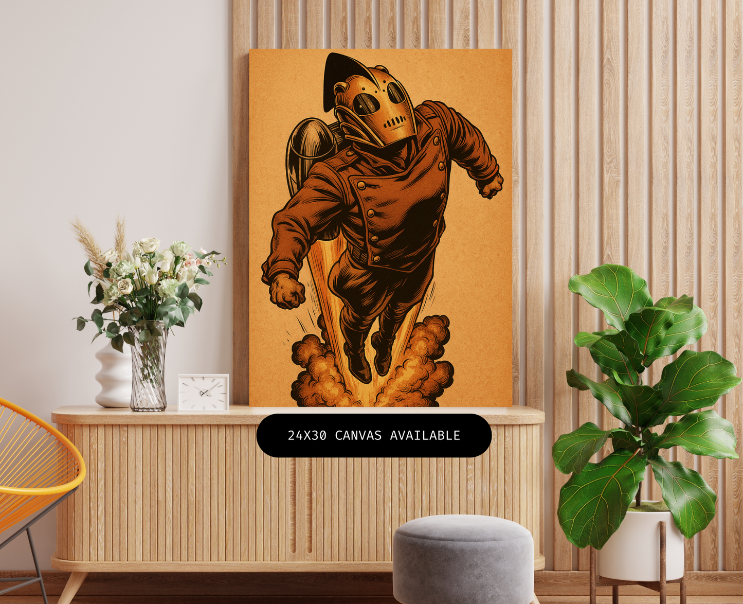 Rocket Man- Custom Canvas Wall Art