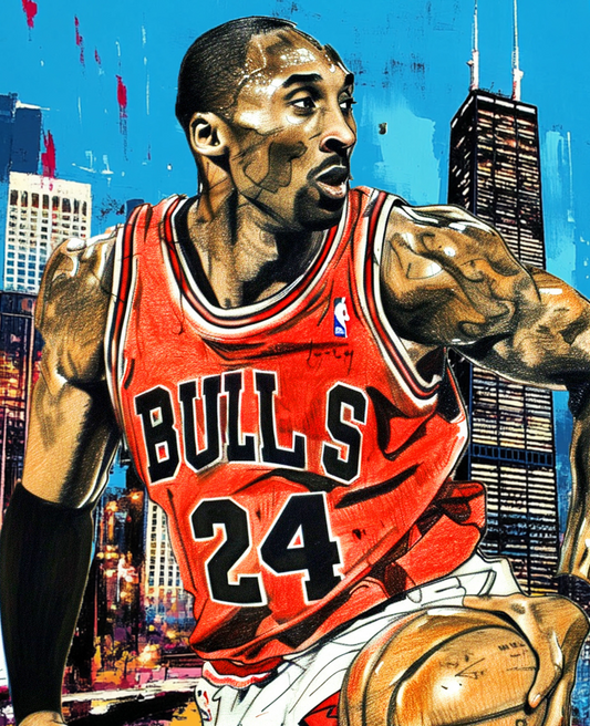 Bulls 24 - Custom Canvas Wall Art