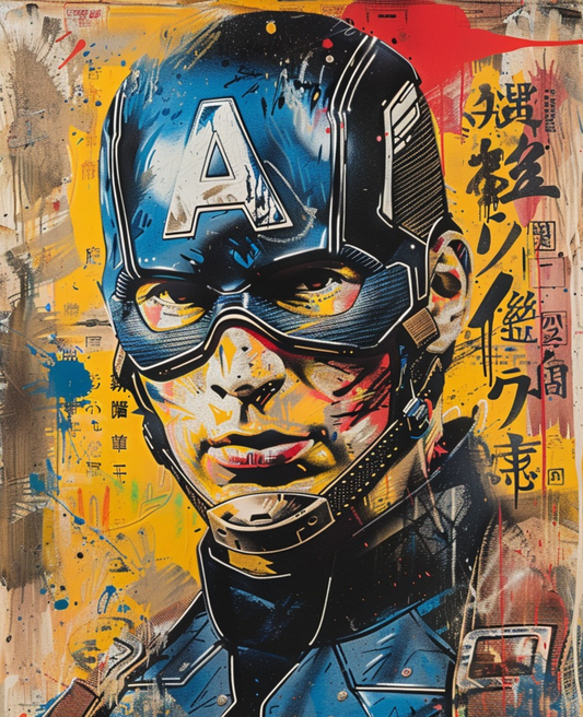 American Captain- Custom Canvas Wall Art