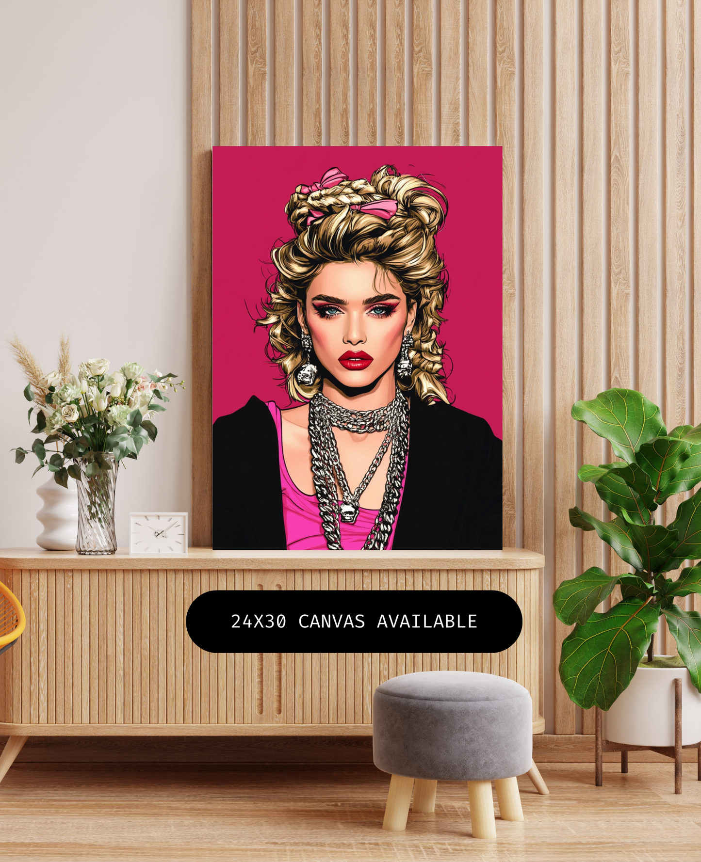 Material Girl - Custom Canvas Wall Art