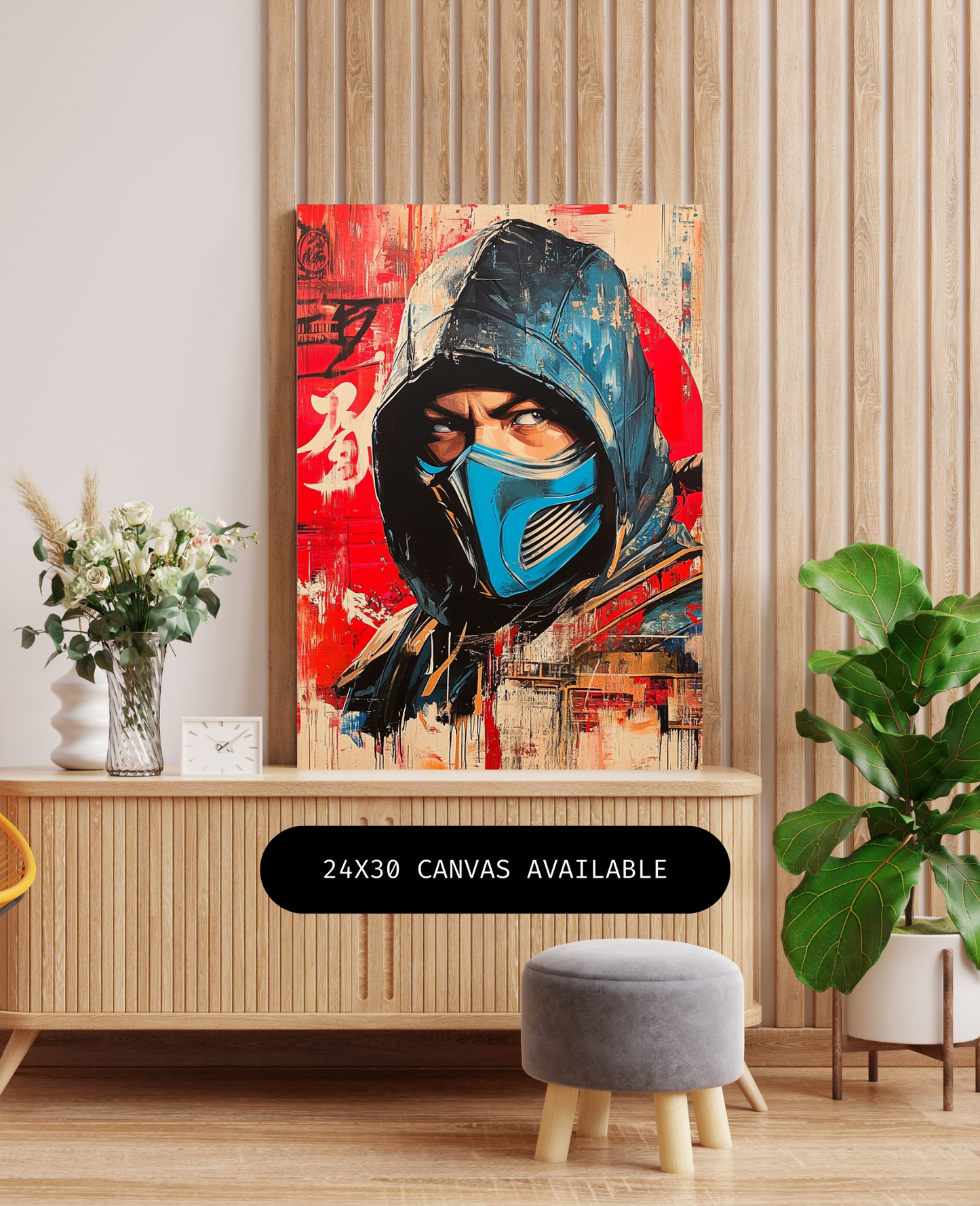 Mr Freeze- Custom Canvas Wall Art