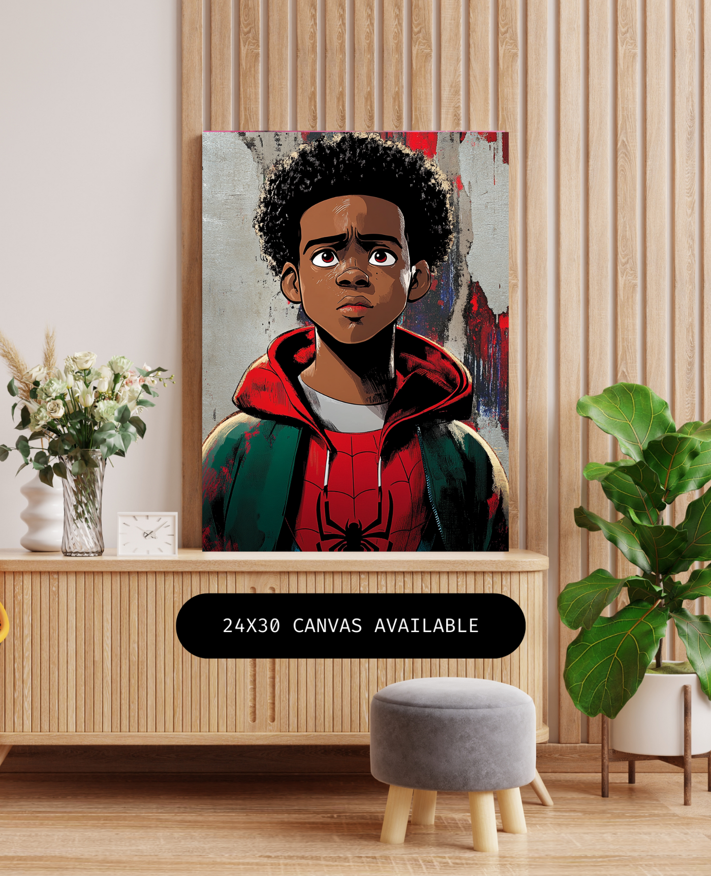 Spider Teen- Custom Canvas Wall Art