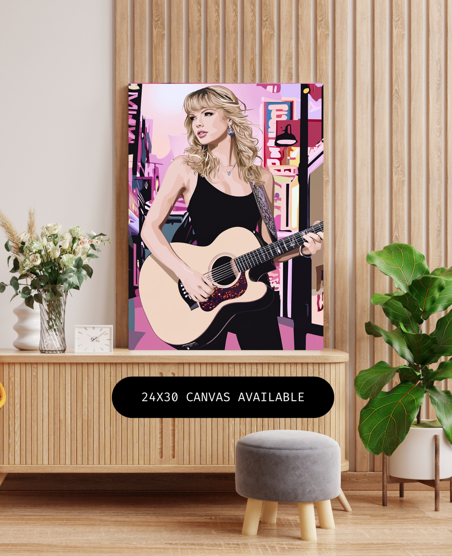 Pop Star- Custom Canvas Wall Art