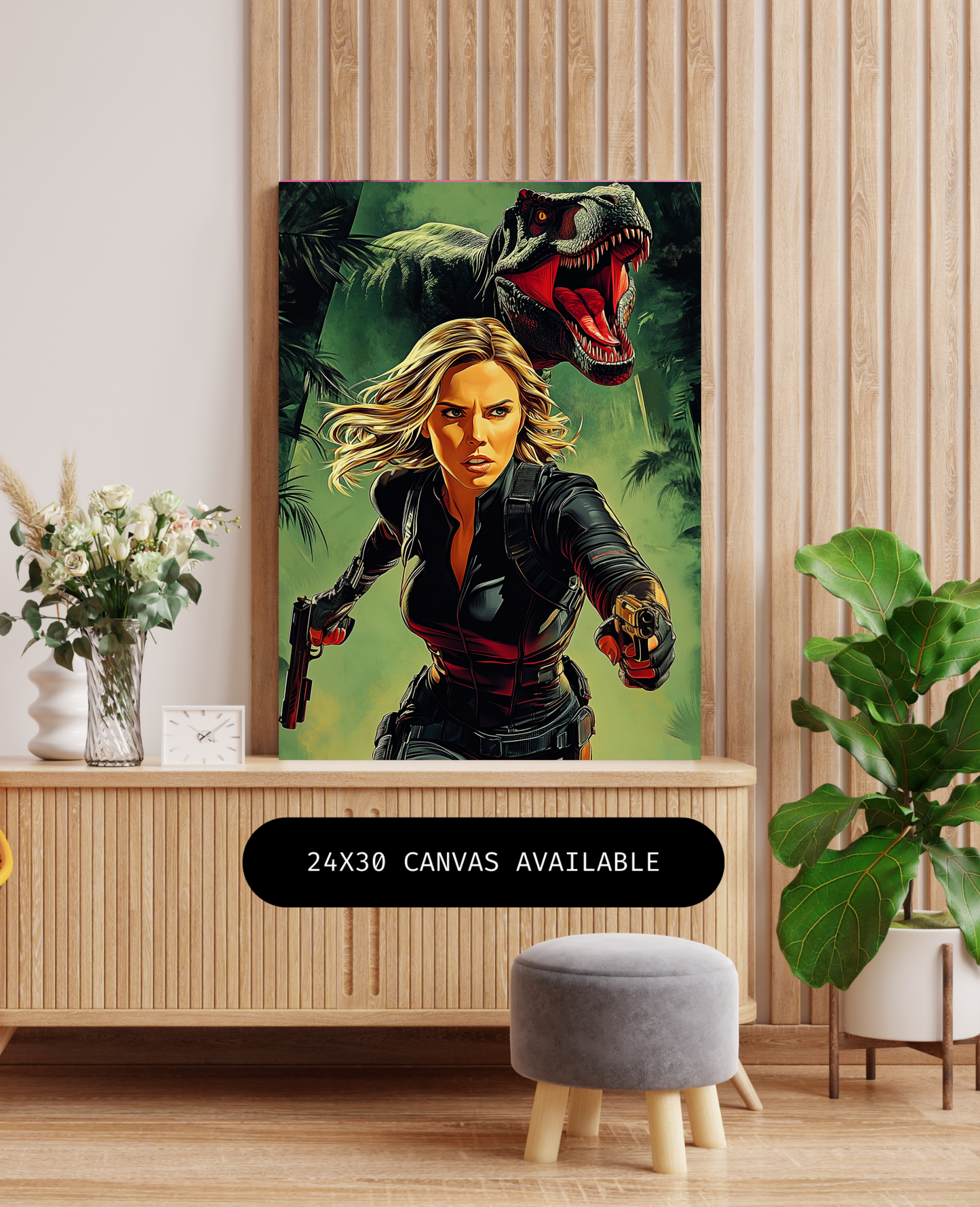 Dino Park- Custom Canvas Wall Art