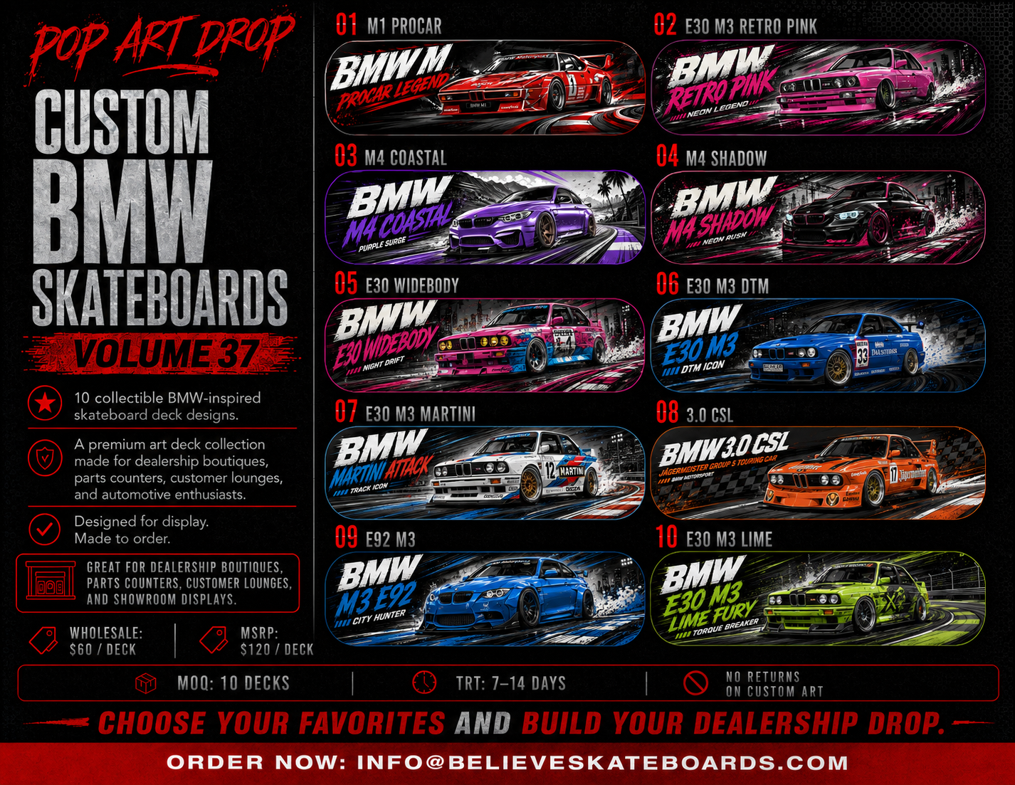 BMW SKATEBOARD DROP- VOLUME 37