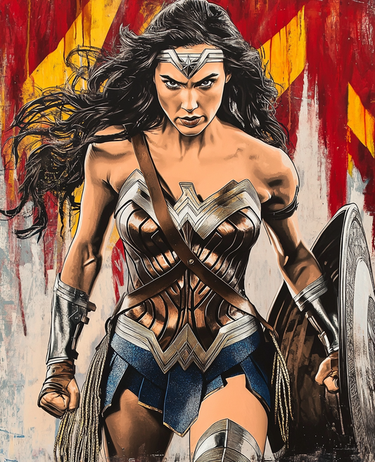 Warrior Woman- Custom Canvas Wall Art