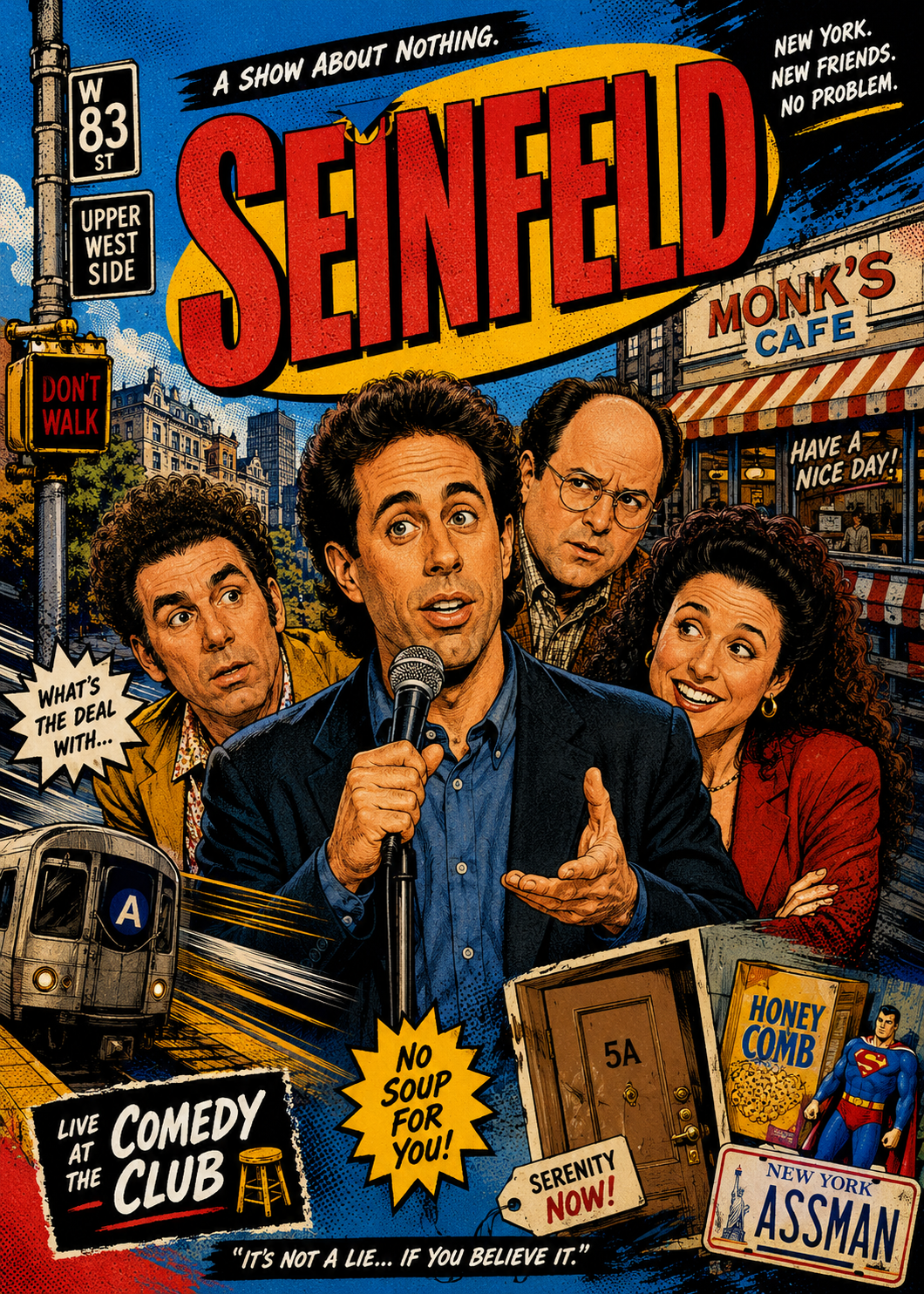 Seinfeld- Custom 5x7